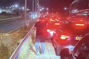Rekor geçiş 24 saatte 11.000 araç